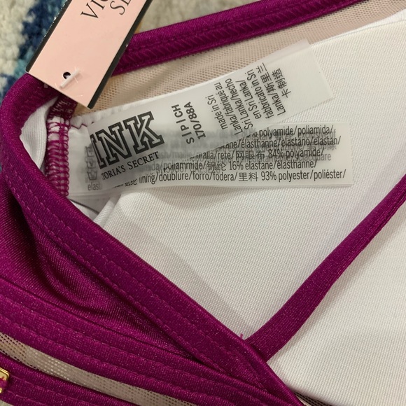 S- VICTORIA’S SECRET PINK BIKINI SWIM TOP - Picture 5 of 8
